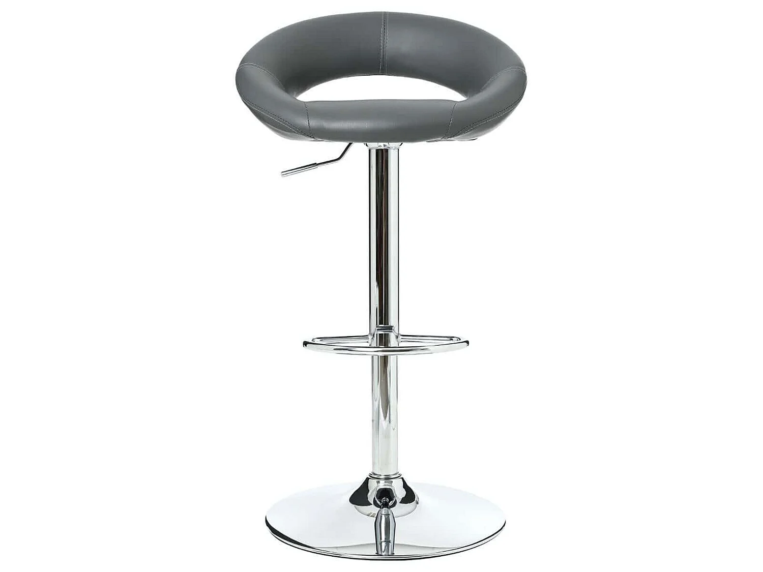 Lot de 2 tabourets de bar sasha couleur noire 47 x P 52,5 x H 80 cm