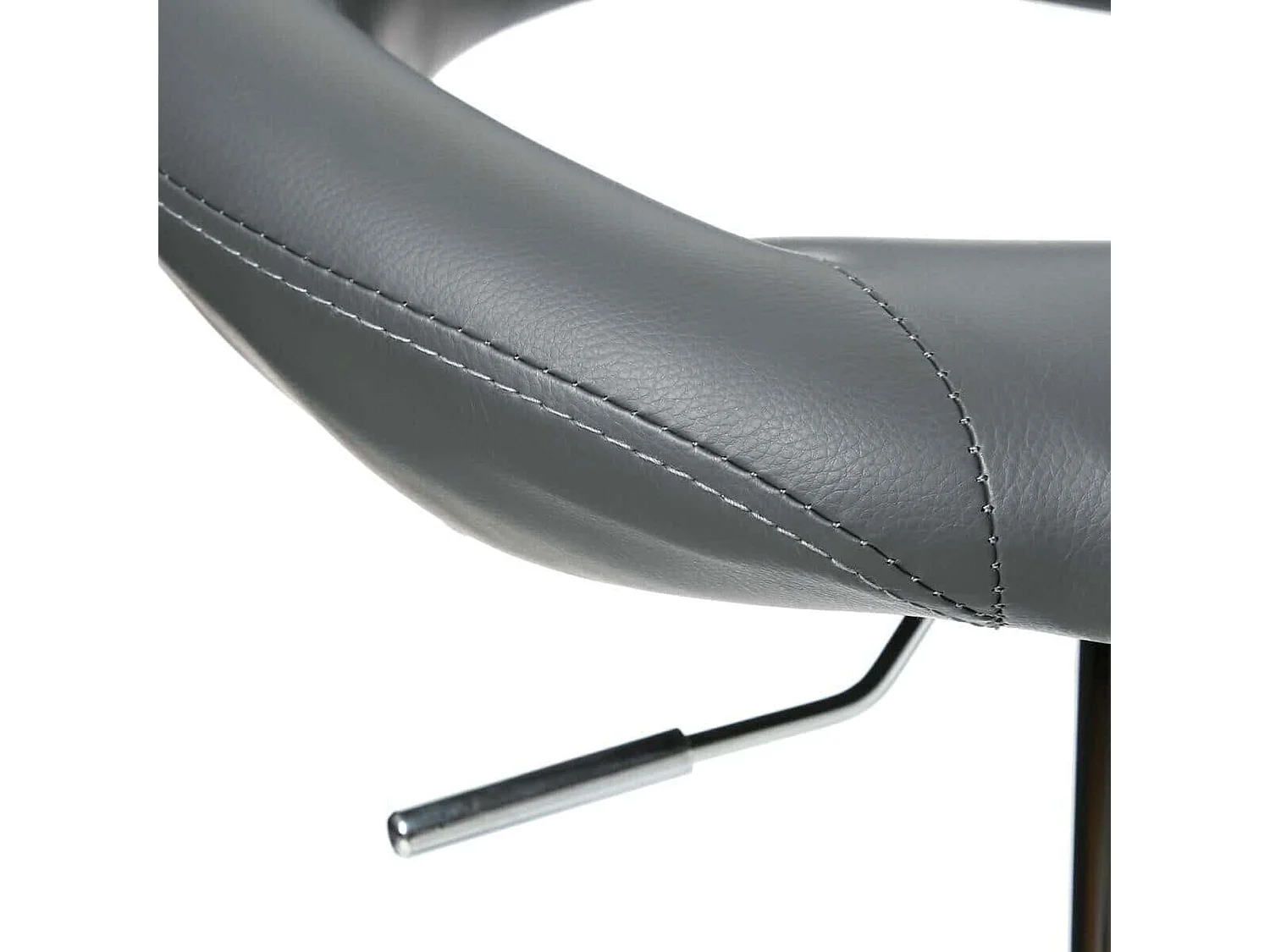 Lot de 2 tabourets de bar sasha couleur noire 47 x P 52,5 x H 80 cm