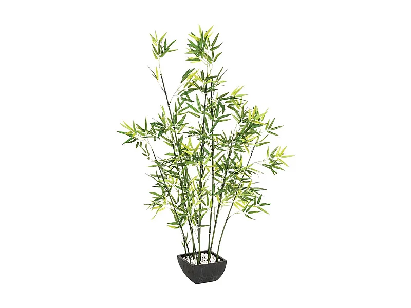 Plante Artificielle "Bambou" 122cm Vert