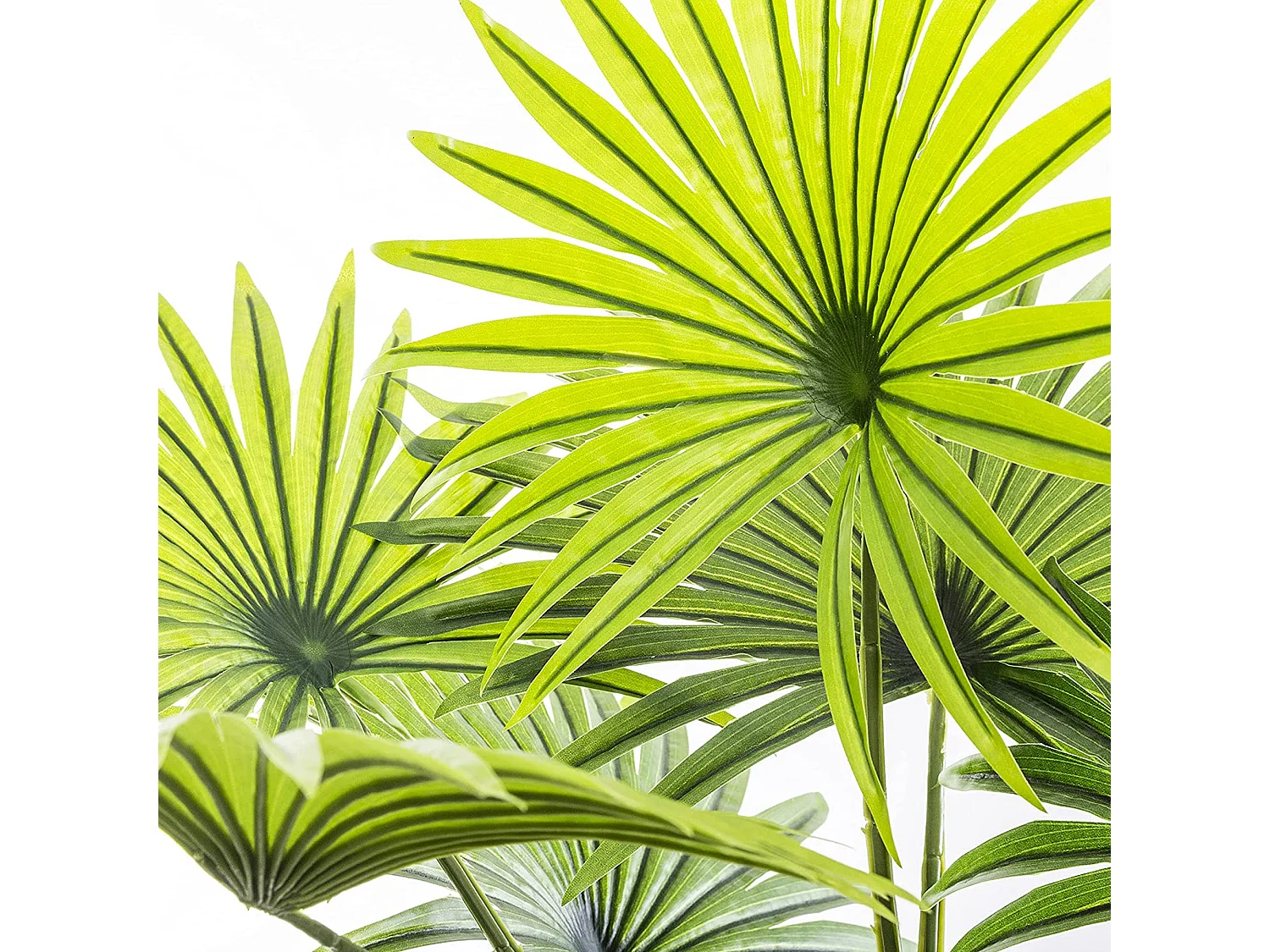 Plante Artificielle en Pot "Palmier" 120cm Vert