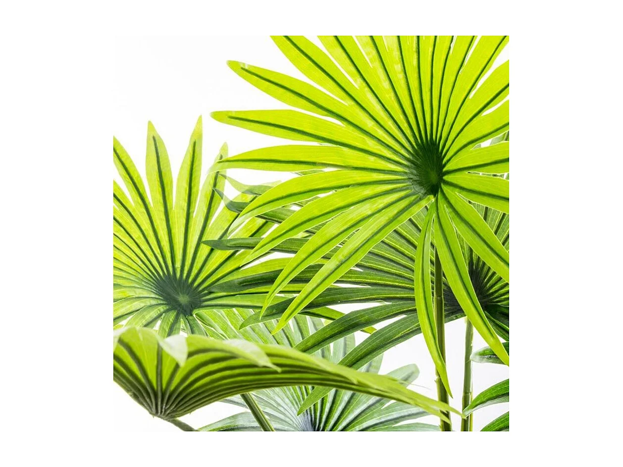 Plante Artificielle en Pot "Palmier" 120cm Vert