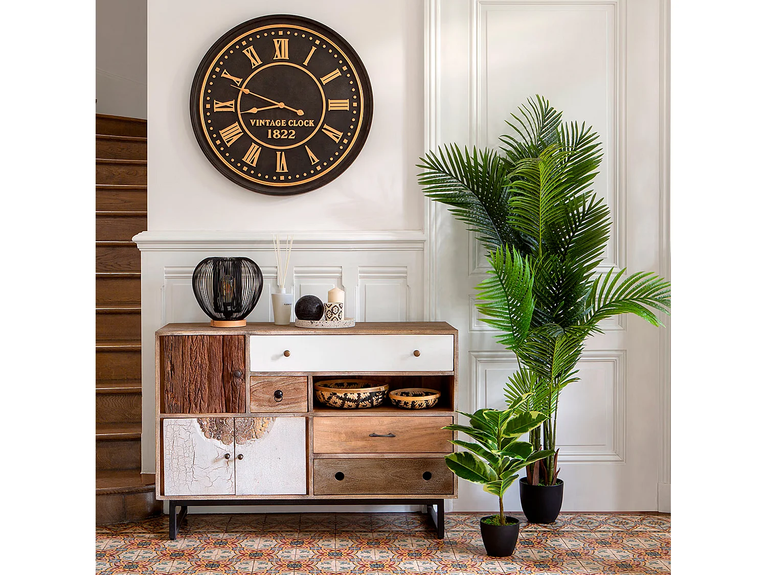 Plante Artificielle "Palmier" 180cm Vert