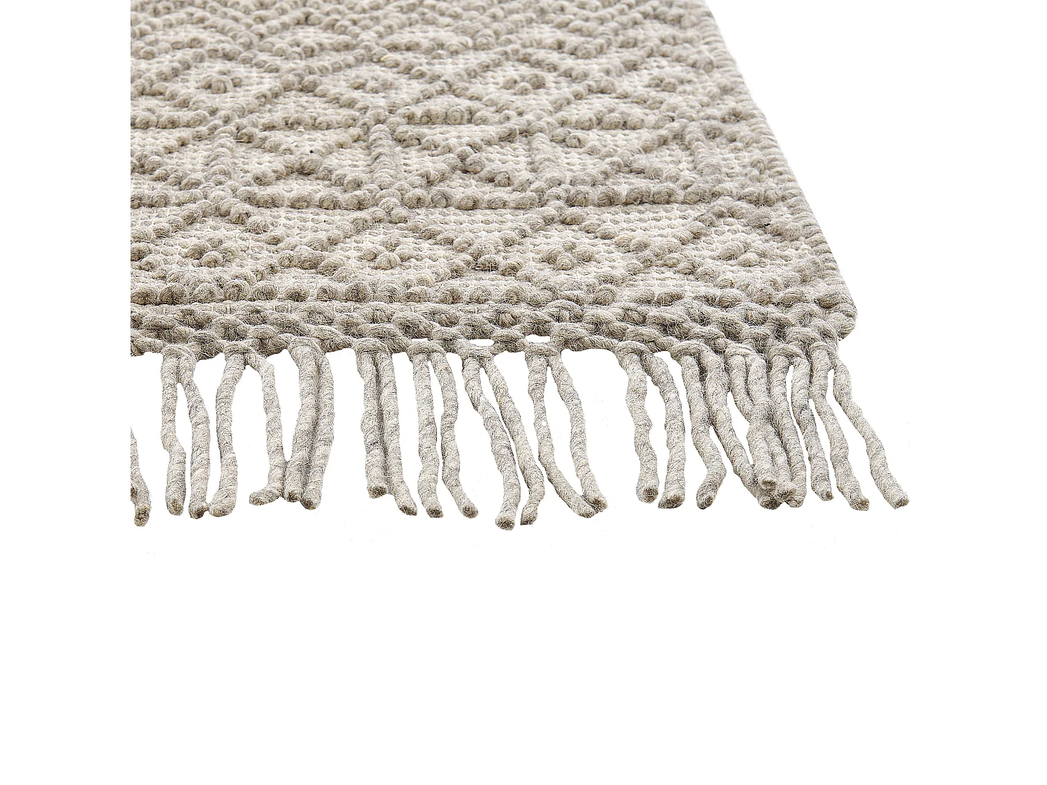 Vloerkleed wol beige 160 x 230 cm ALUCRA