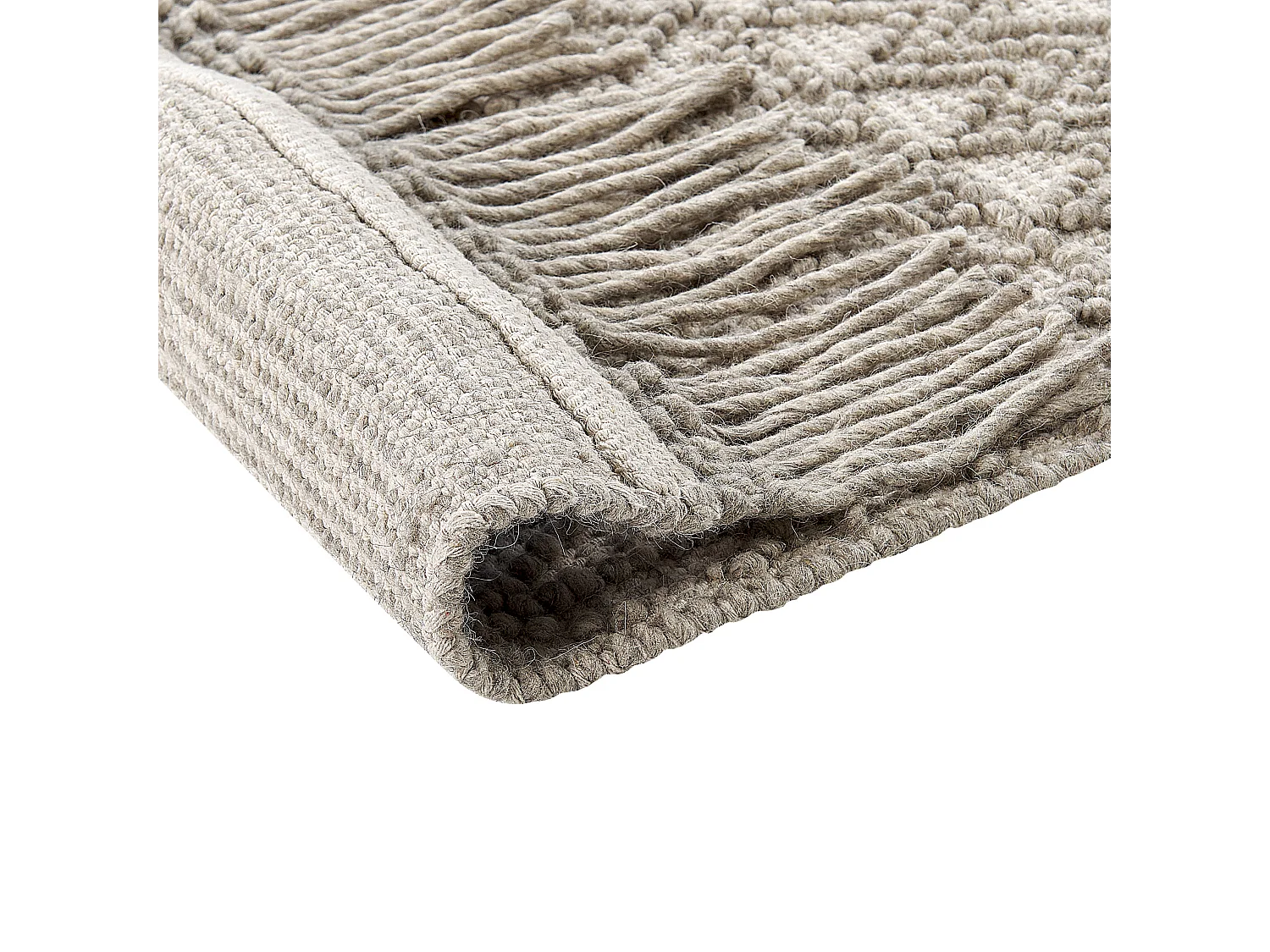 Tapete em lã cor de areia 160 x 230 cm ALUCRA