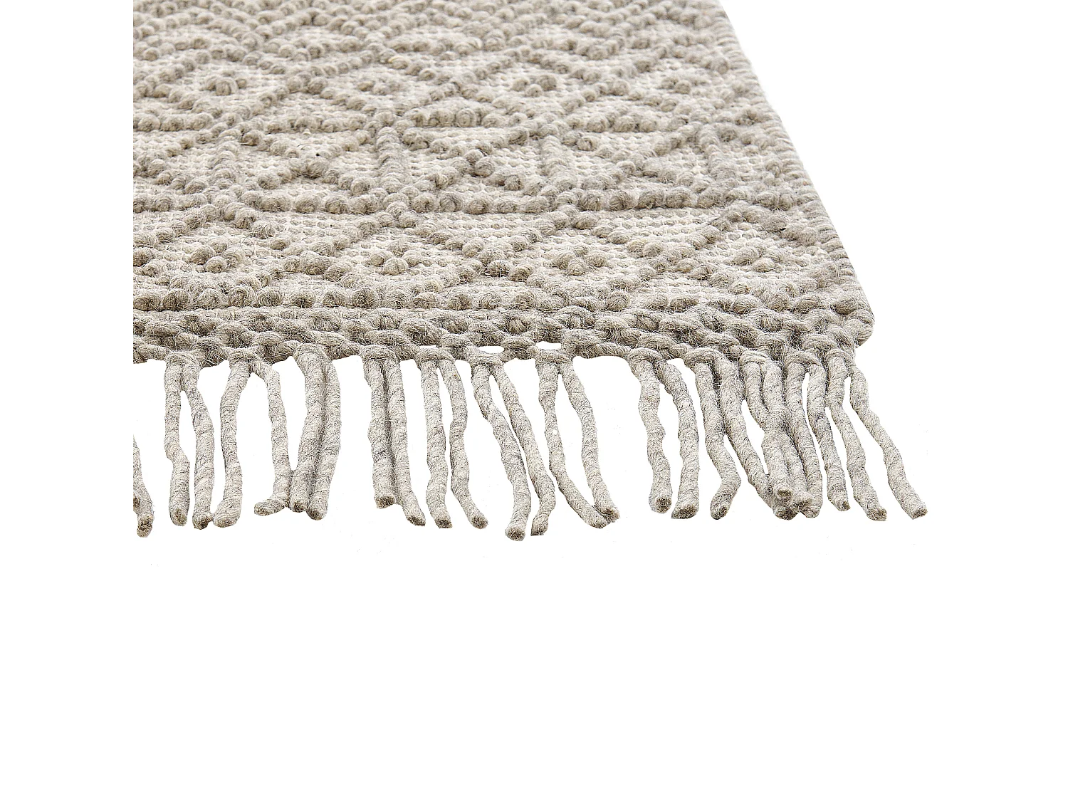 Tapete em lã cor de areia 160 x 230 cm ALUCRA