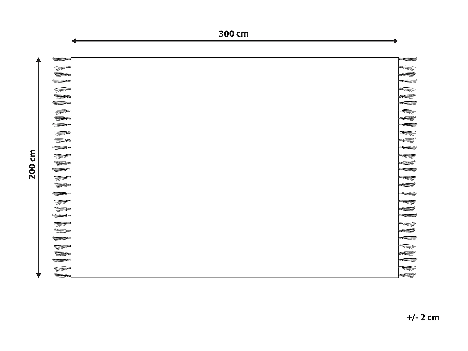 Tapis ALUCRA Beige sable 200 x 300 cm Laine