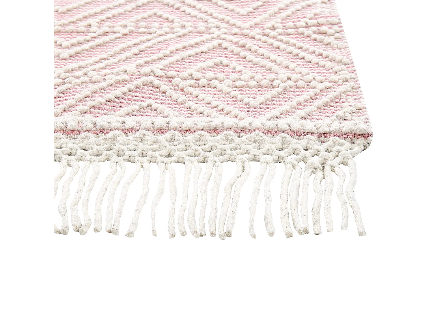 Tapete em lã rosa pastel 200 x 300 cm ADANA
