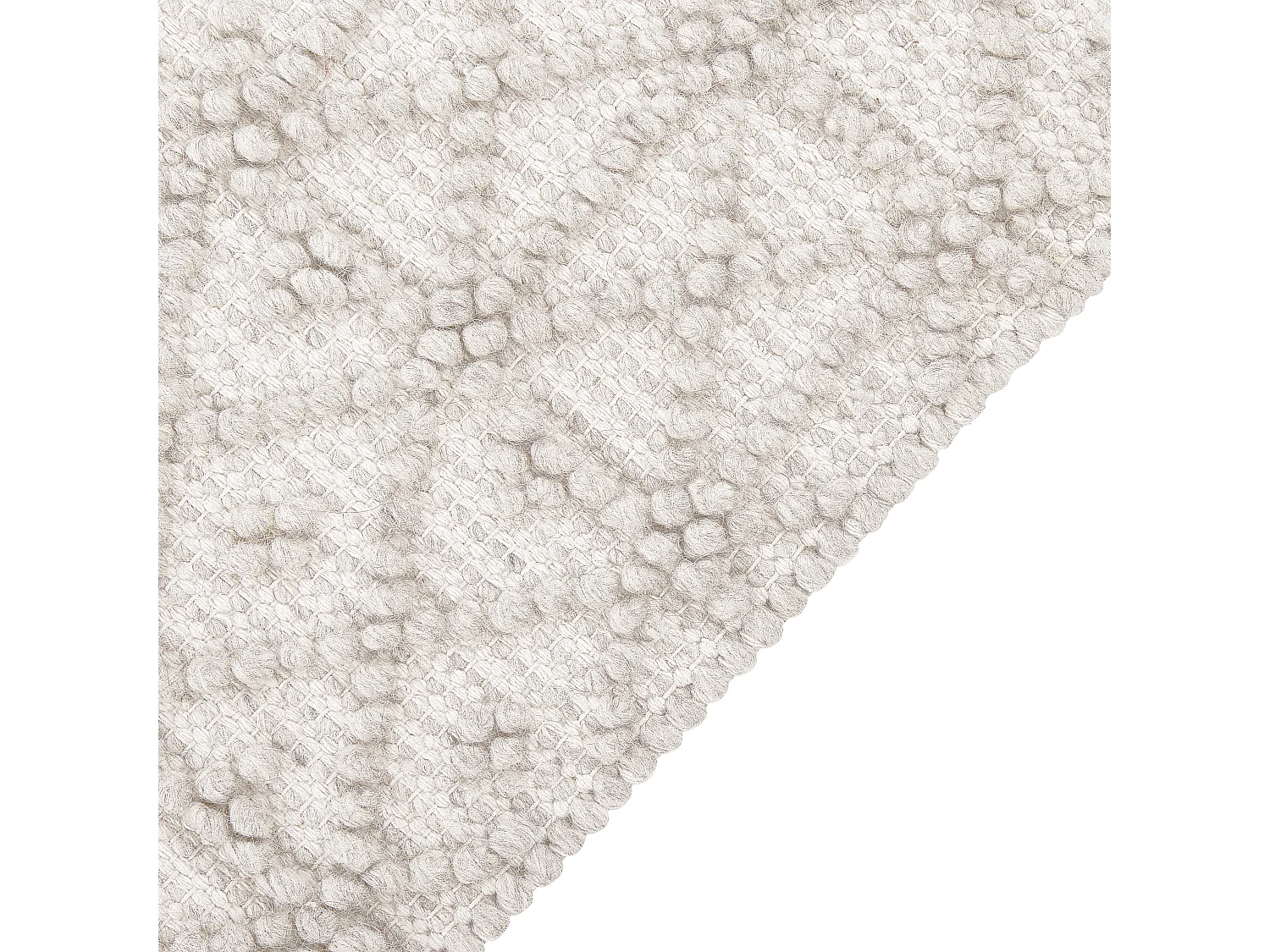 Vloerkleed wol lichtbeige 160 x 230 ALUCRA