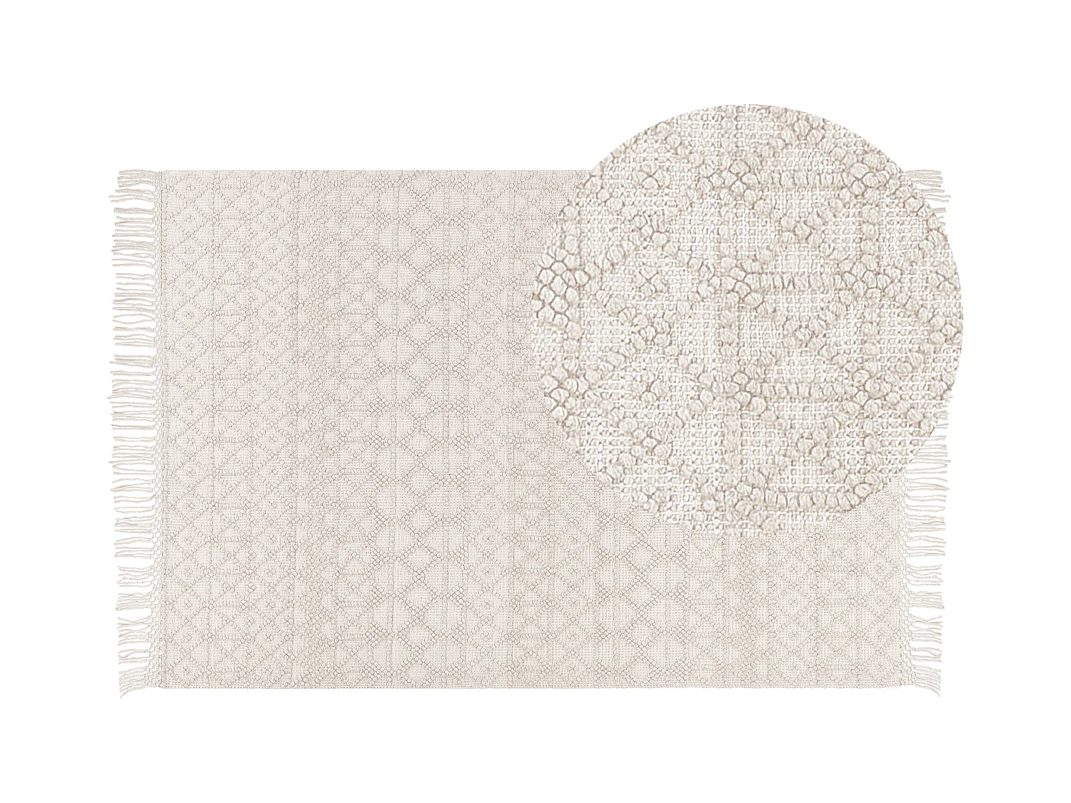 Tapis ALUCRA Beige clair 160 x 230 cm Laine