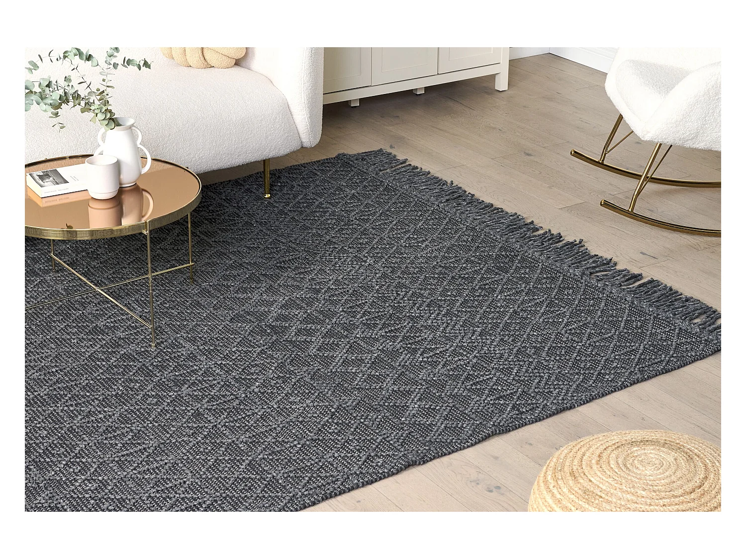 Tapis ALUCRA Noir 200 x 300 cm Laine