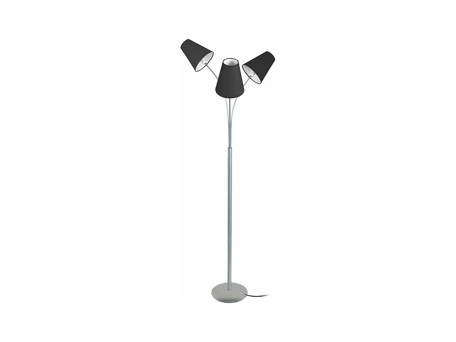 Lampadaire bras aluminium,noi165 cm.