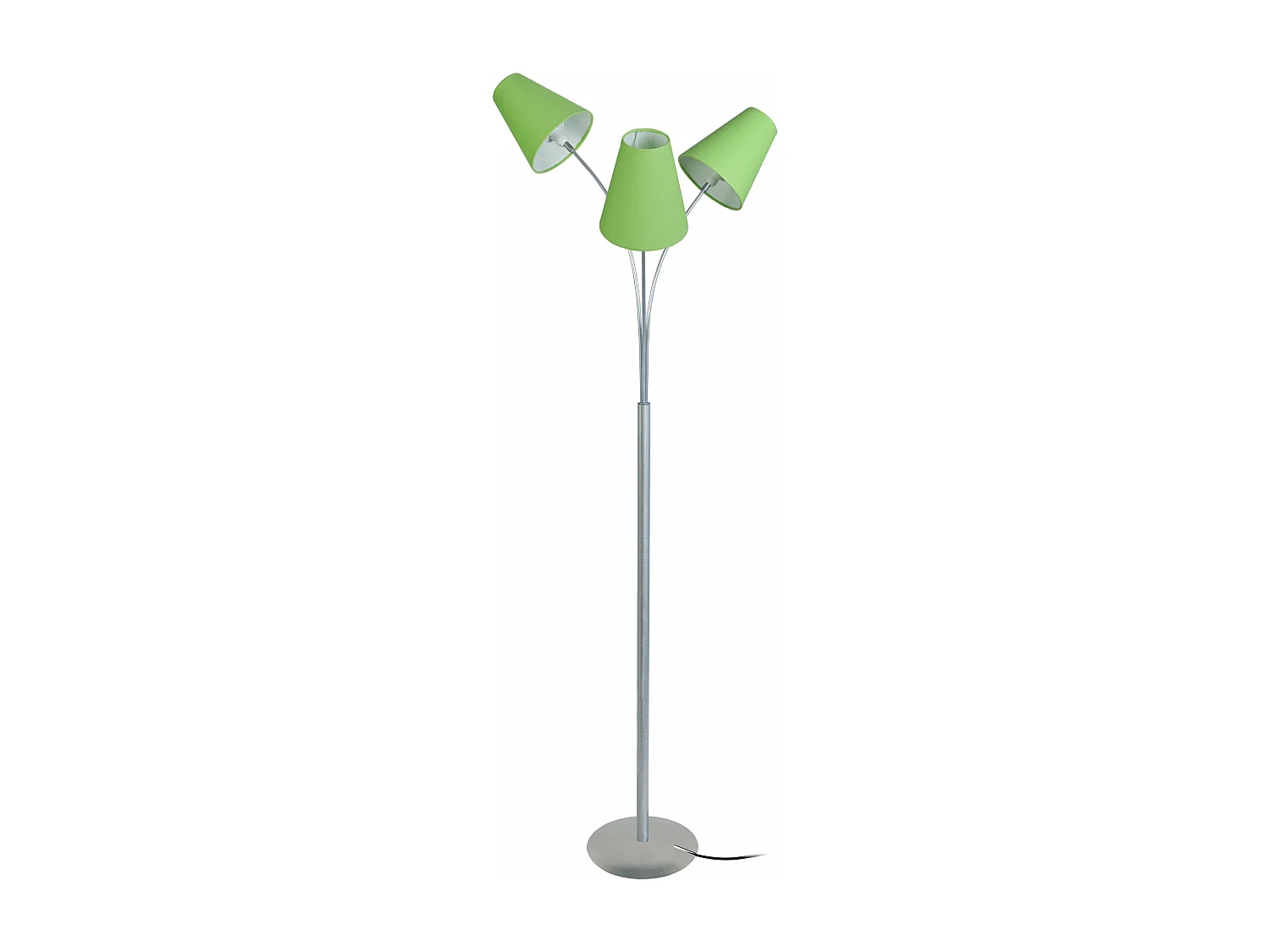 Lampadaire bras aluminium,vert 165 cm.