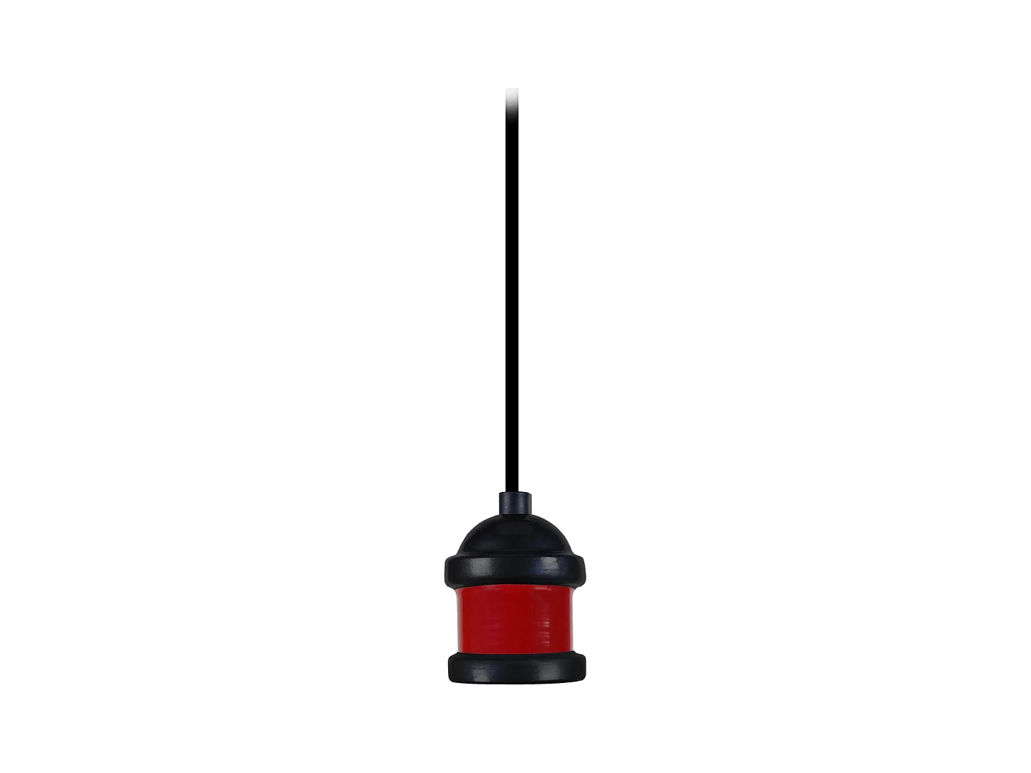 Pendel  TOSEL ,métal,Rouge ,H80x D6x P6cm