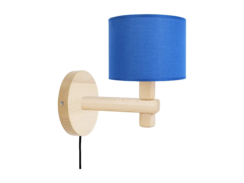 Applique d'Enfant TOSEL ,bois,naturel,H 22x D21xP14cm