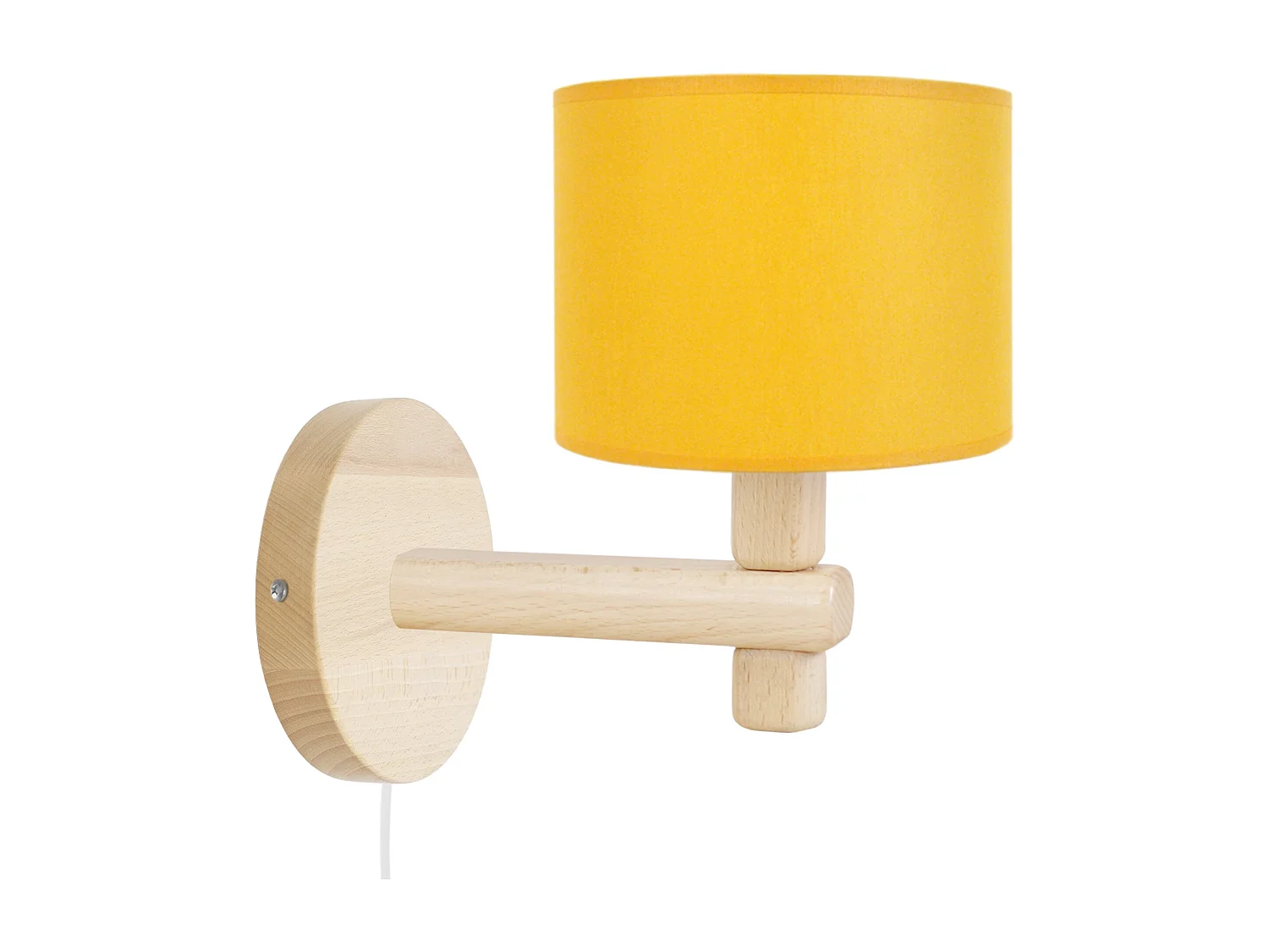 Aplique TOSEL TANDEM1B tecido braço amarelo D14 x  H22  cm