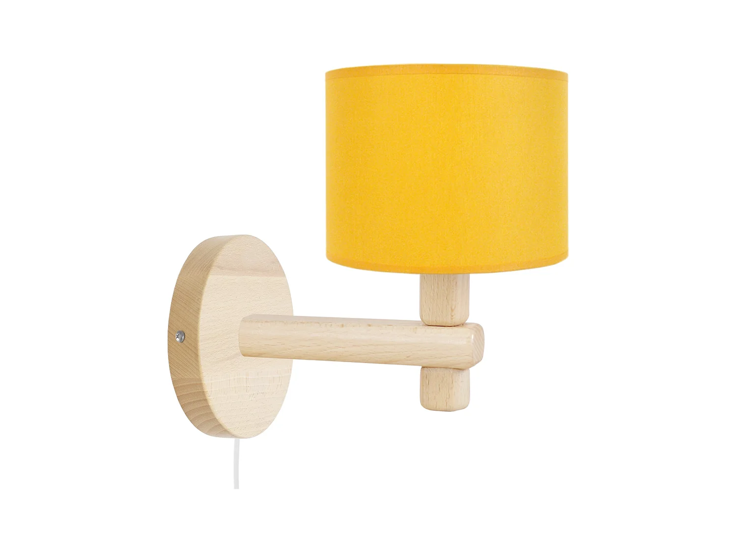 Aplique TOSEL ,madera,natural,A19,5xD 16,5xP13,5cm