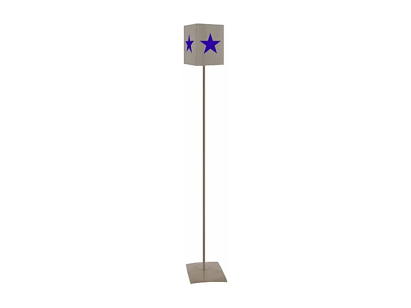 Lampadaire enfant métal taupe,cobalt 162cm.
