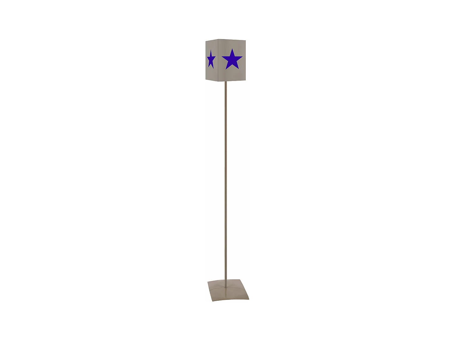 Lampadaire enfant métal taupe,cobalt 162cm.