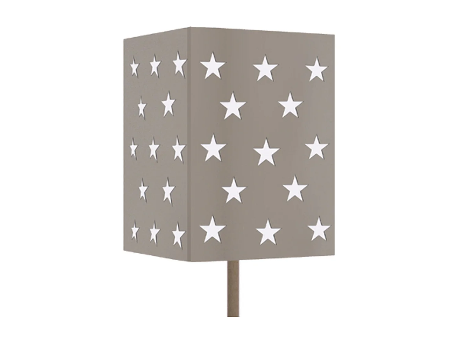 Lámpara de Pie TOSEL ,metal,Gris ,A162xD18xP18cm