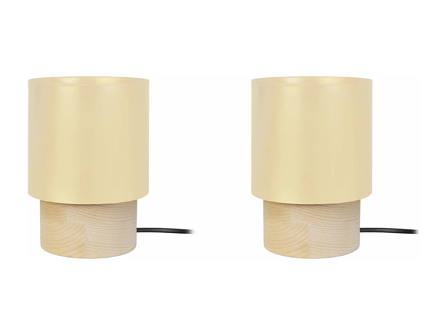 Abajur TOSEL UTGARD LT2 tecido tripé marfim D30 x  H44  cm