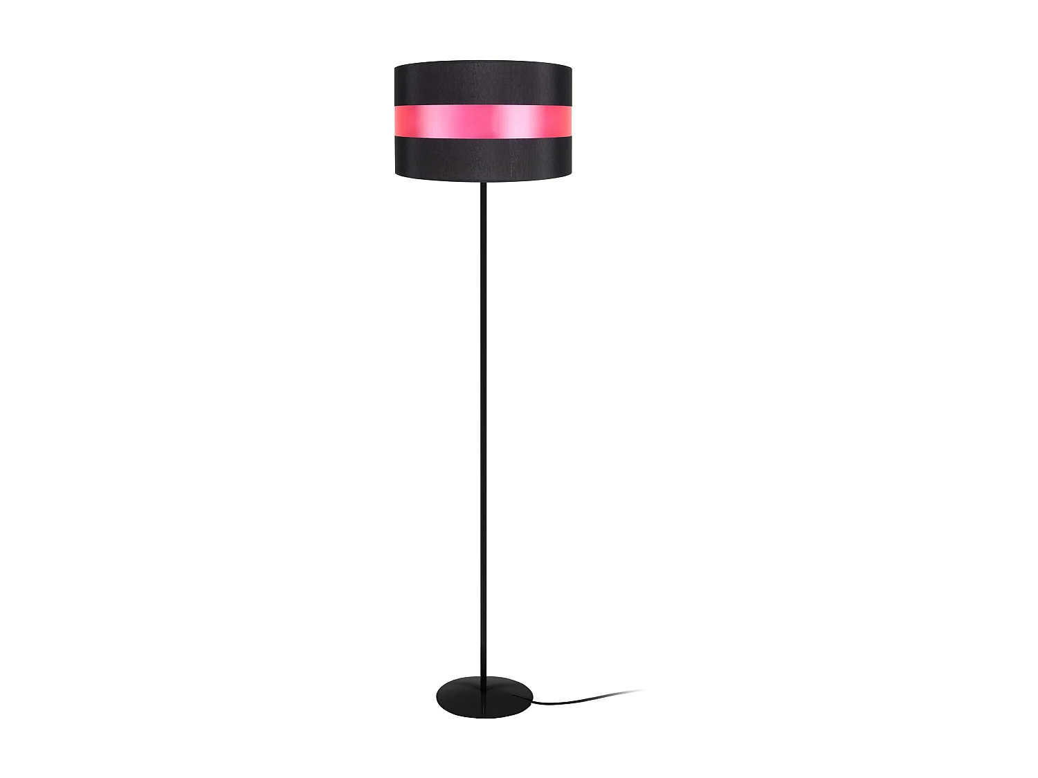 Candeeiro de Pé TOSEL HEXAÈDRE A metal geométrico cinza D35 x  H160  cm