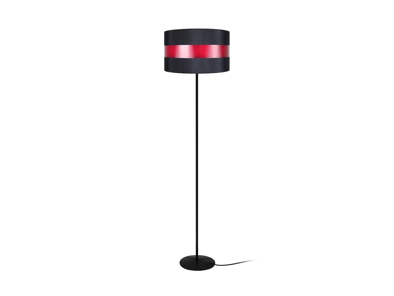 Candeeiro de Pé TOSEL TÉTRAÈDRE C madeira geométrico branco D35 x  H160  cm