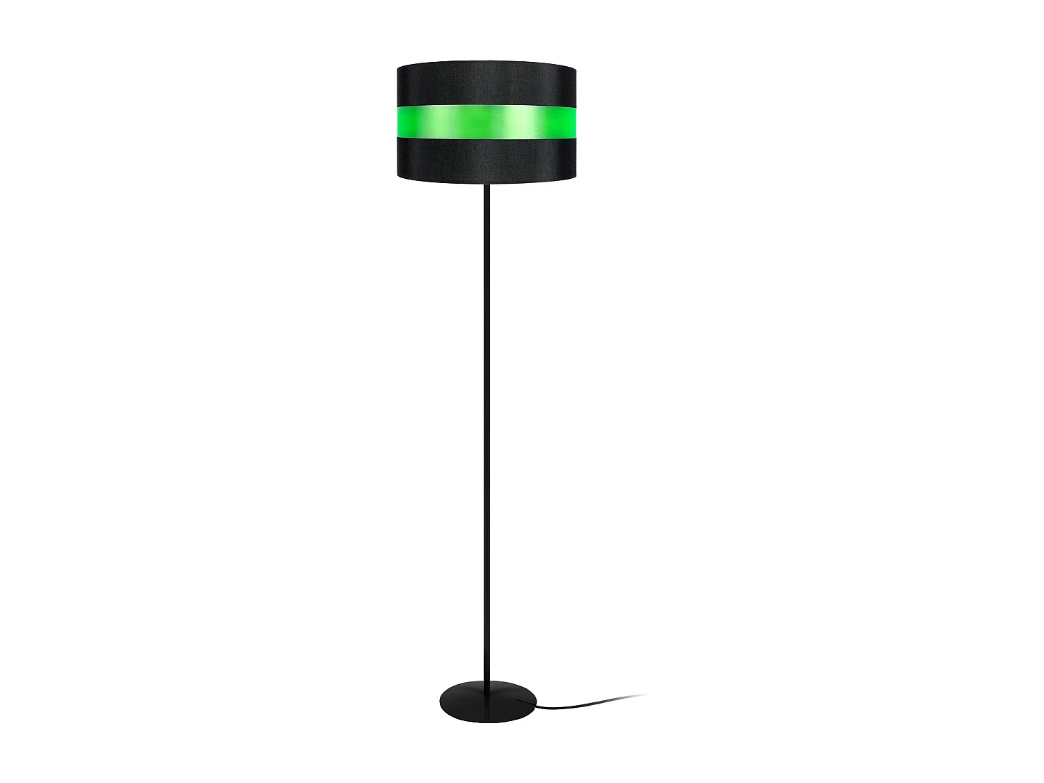 Candeeiro de Pé TOSEL HEXAÈDRE A metal geométrico preto D35 x  H160  cm