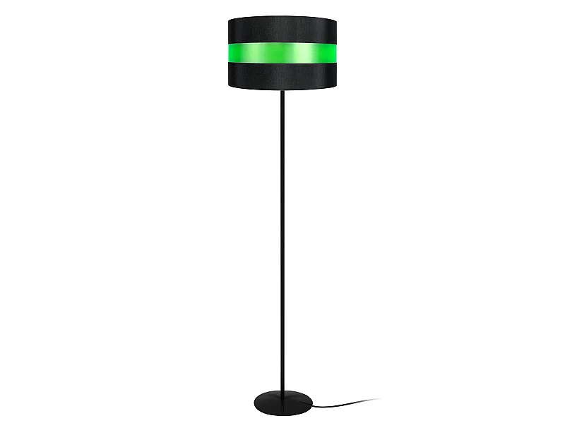 Candeeiro de Pé TOSEL HEXAÈDRE A metal geométrico preto D35 x  H160  cm