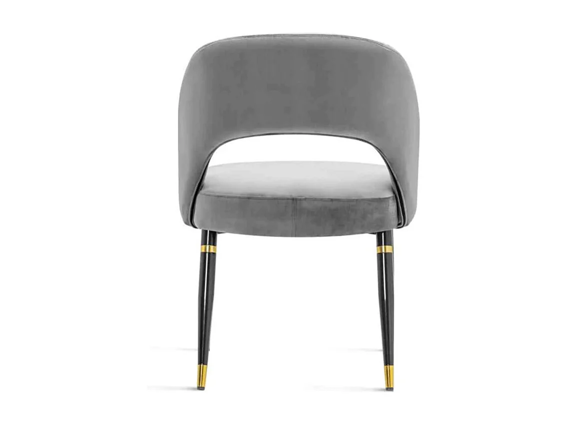 Set Da 2,Sedia Morris Velluto Cenere
