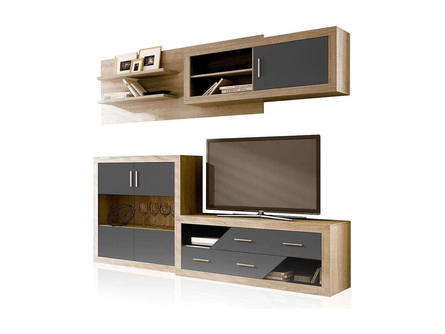 Salón Nuka V3 Cambria - Grafito