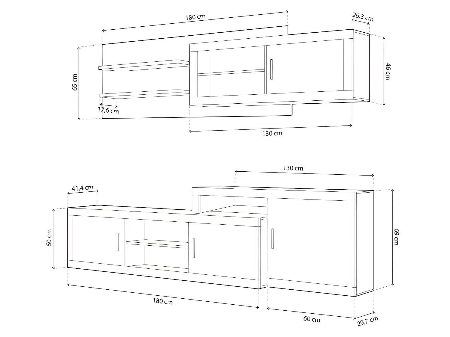 Salón Nuka V2 Cambria - Blanco