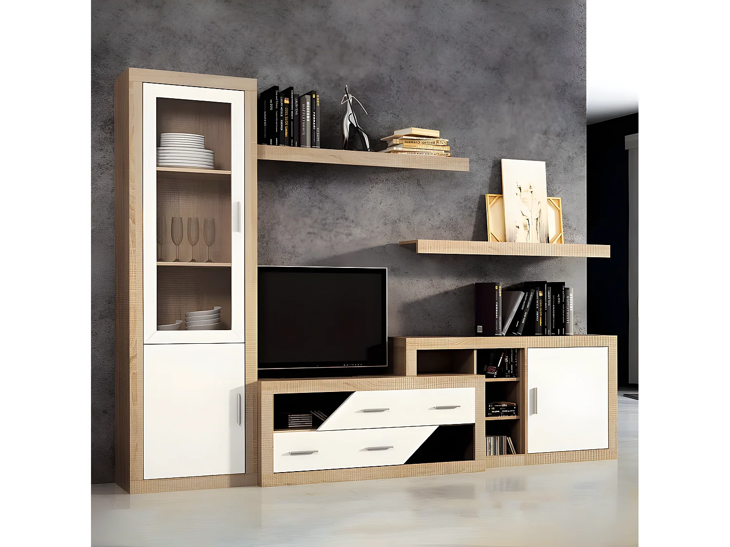 Salón Nuka V6 Cambria - Blanco