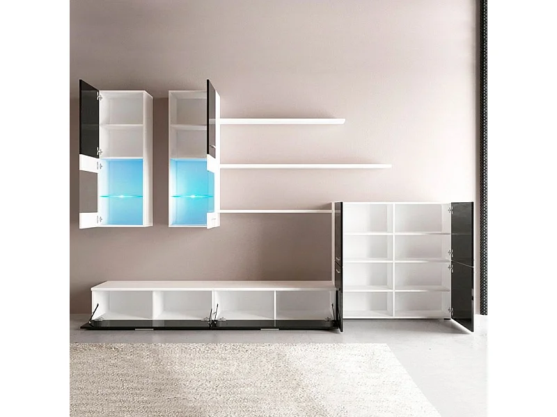 Salón Beta Blanco - Negro