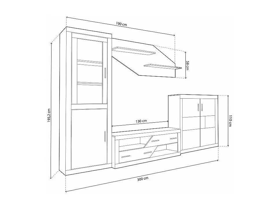 Salón Nuka V10 Cambria - Blanco