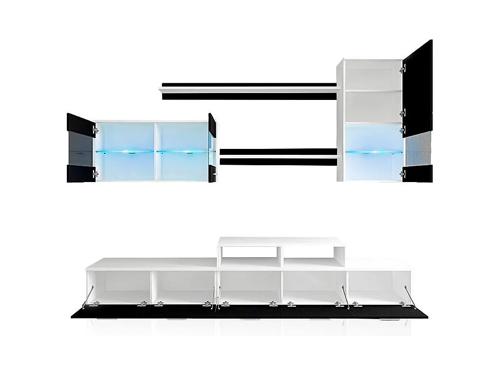 Salón Alfa Blanco - Negro