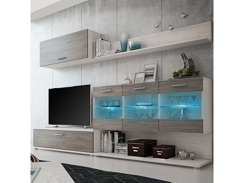 Salón Zafiro Andersen Pino - Gris