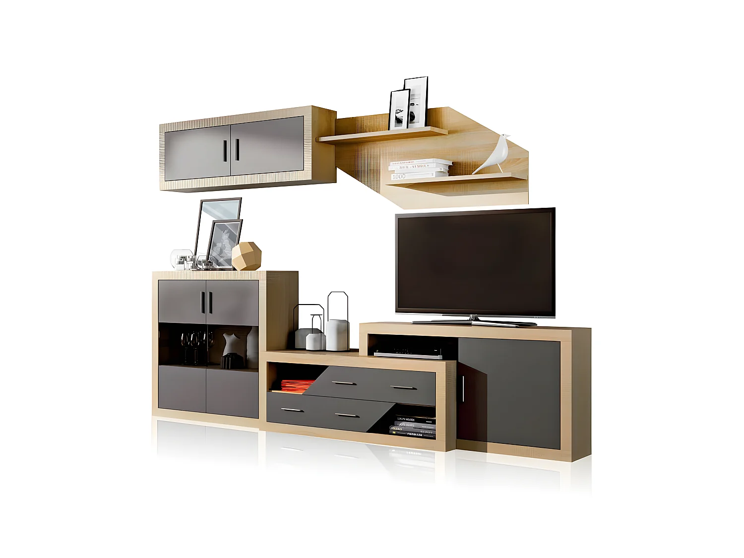 Salón Nuka V9 Cambria - Grafito