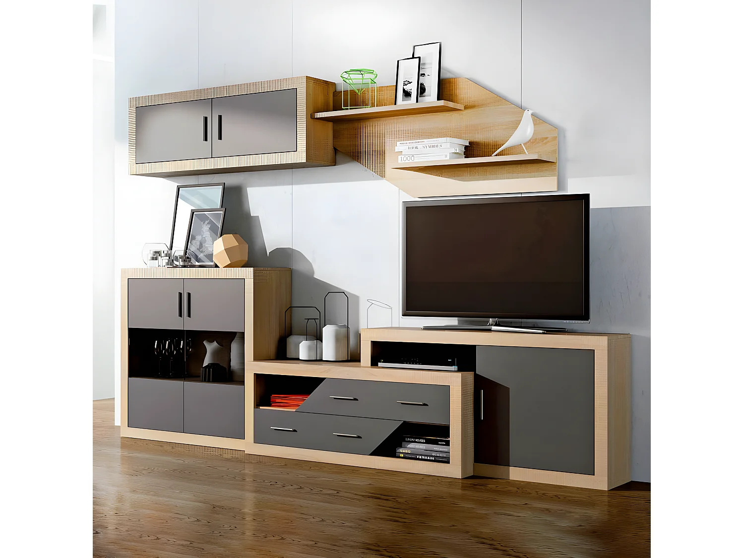 Salón Nuka V9 Cambria - Grafito