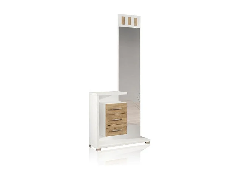 Mueble de recibidor Prisma Cambria - Blanco