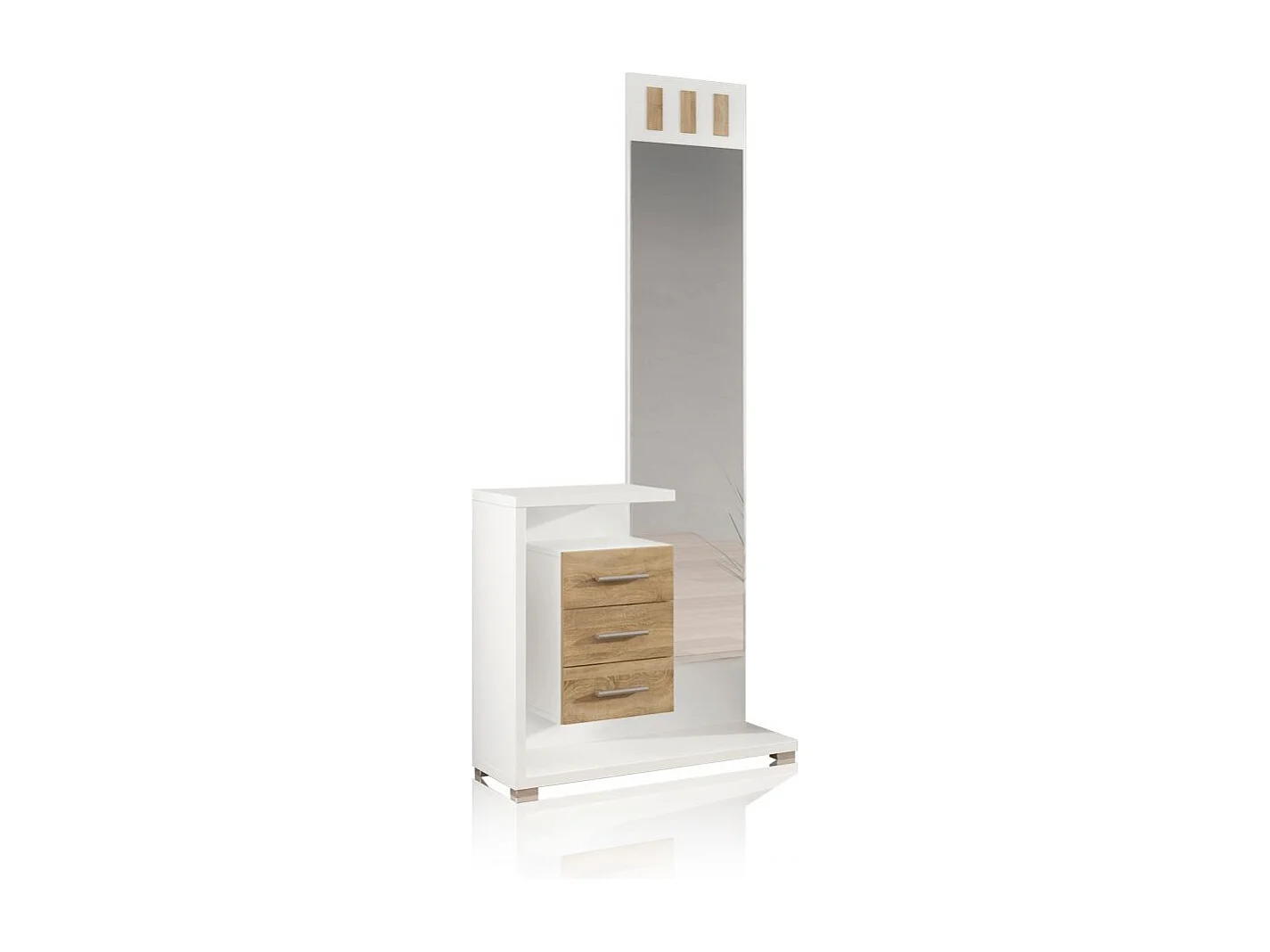 Mueble de recibidor Prisma Cambria - Blanco