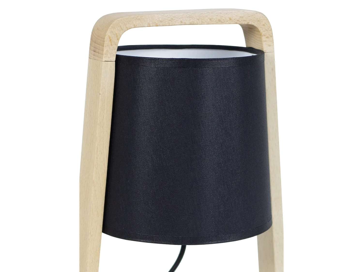 Abajur TOSEL MALMO tecido tripé branco D30 x  H56  cm