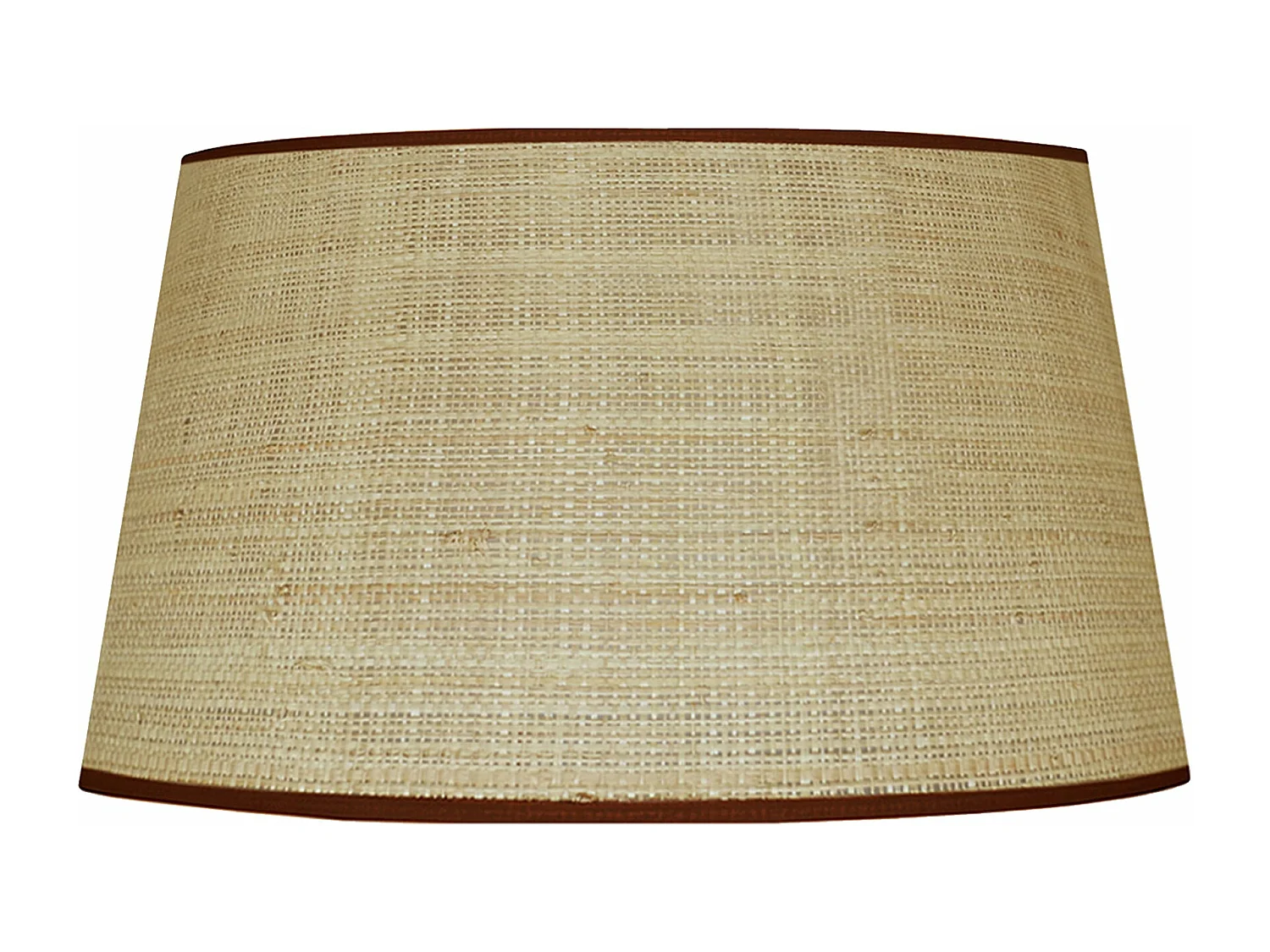 Abajur TOSEL TROMPETA tecido queimado branco D30 x  H53  cm