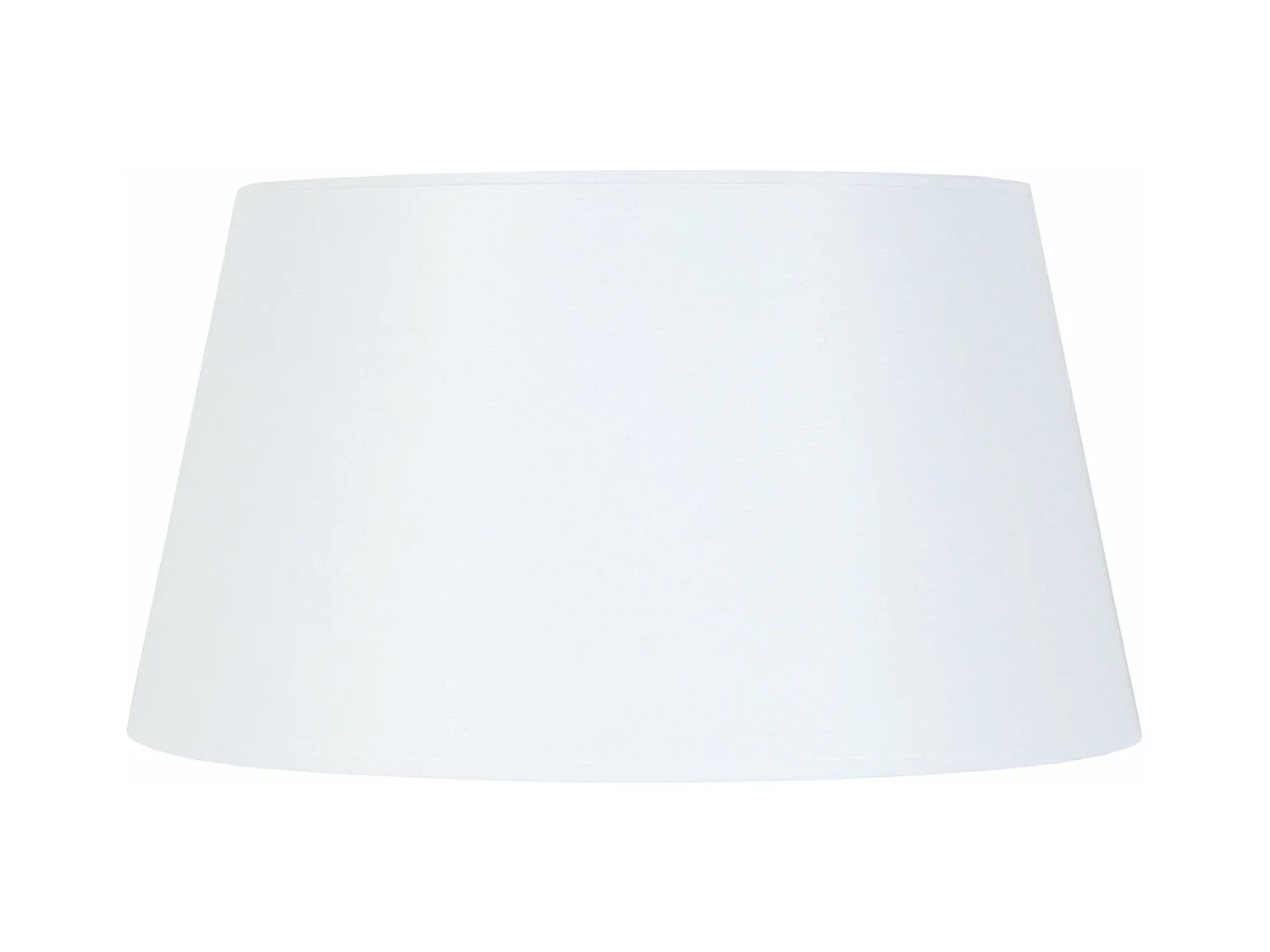 Abat-jour tissu  blanc 20 cm.