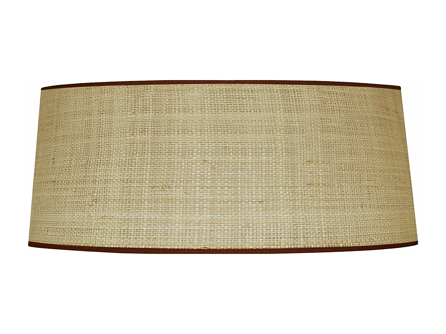 abat-jour, suspension  paille foncé 25 cm.