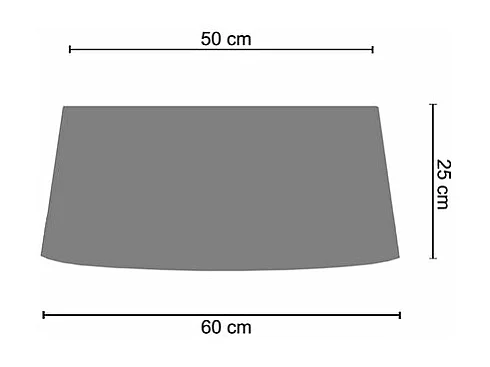 abat-jour, suspension  paille foncé 25 cm.