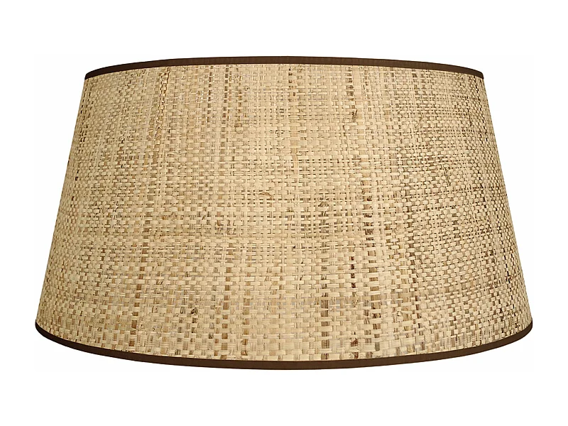 Abajur TOSEL SYMPHONIE tecido cônico branco D30 x  H49  cm