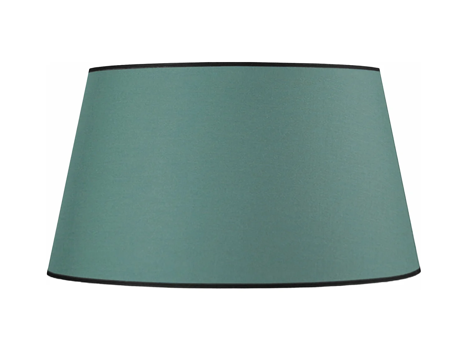 Abat-jour tissu  vert foncé 20 cm.
