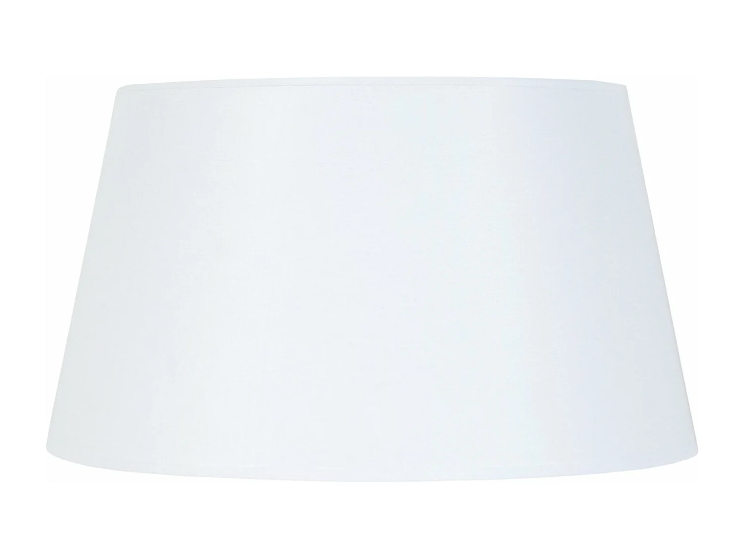 Abat-jour tissu  blanc 23 cm.