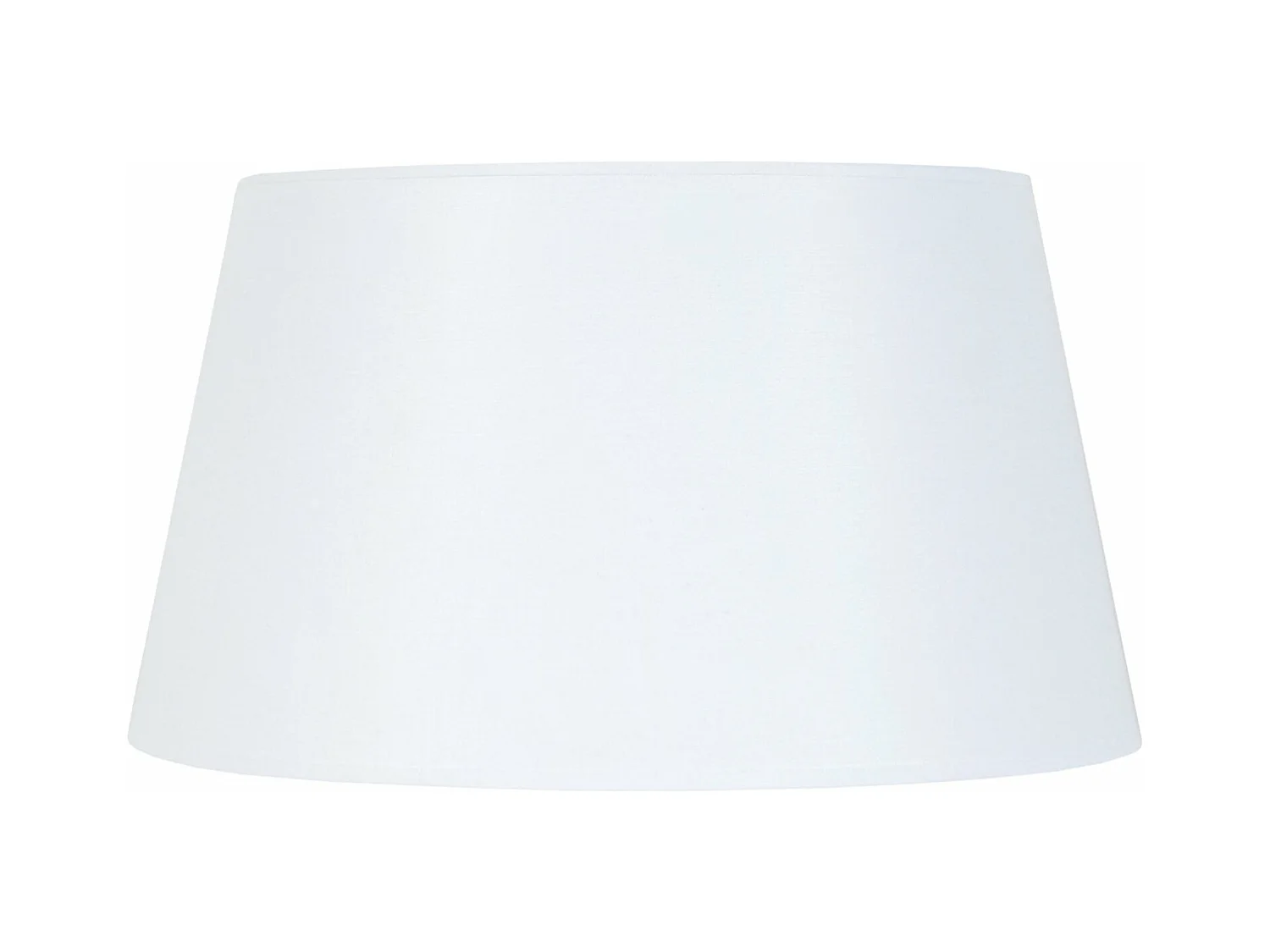 Abat-jour tissu  blanc 23 cm.