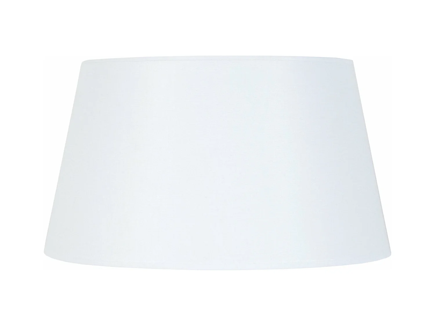 Abat-jour tissu,  blanc 27 cm.